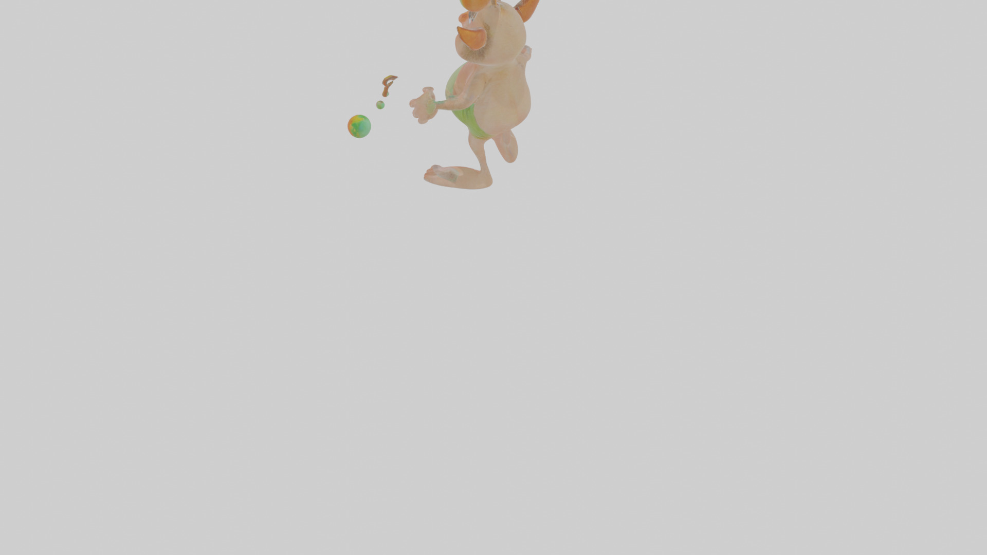 Cartoon Jasper the Juggling Jinn Model Low-poly 3D model_4