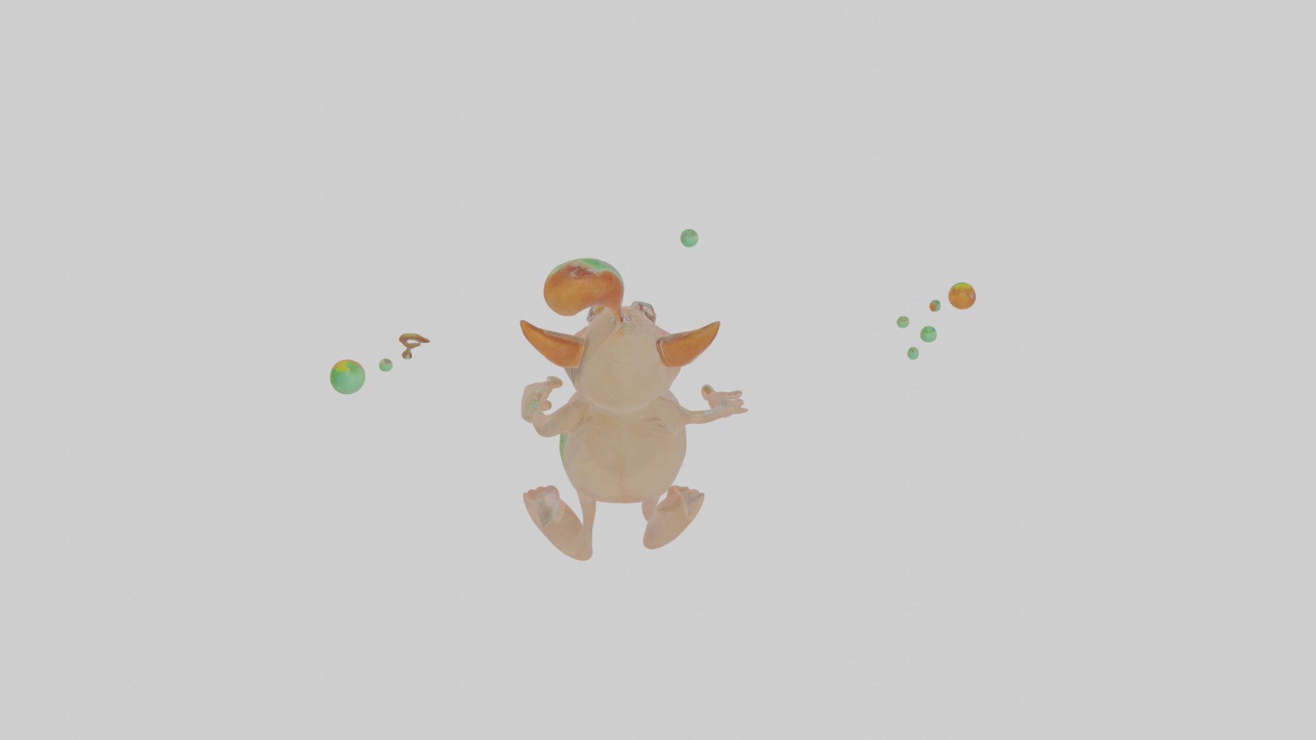 Cartoon Jasper the Juggling Jinn Model Low-poly 3D model_21