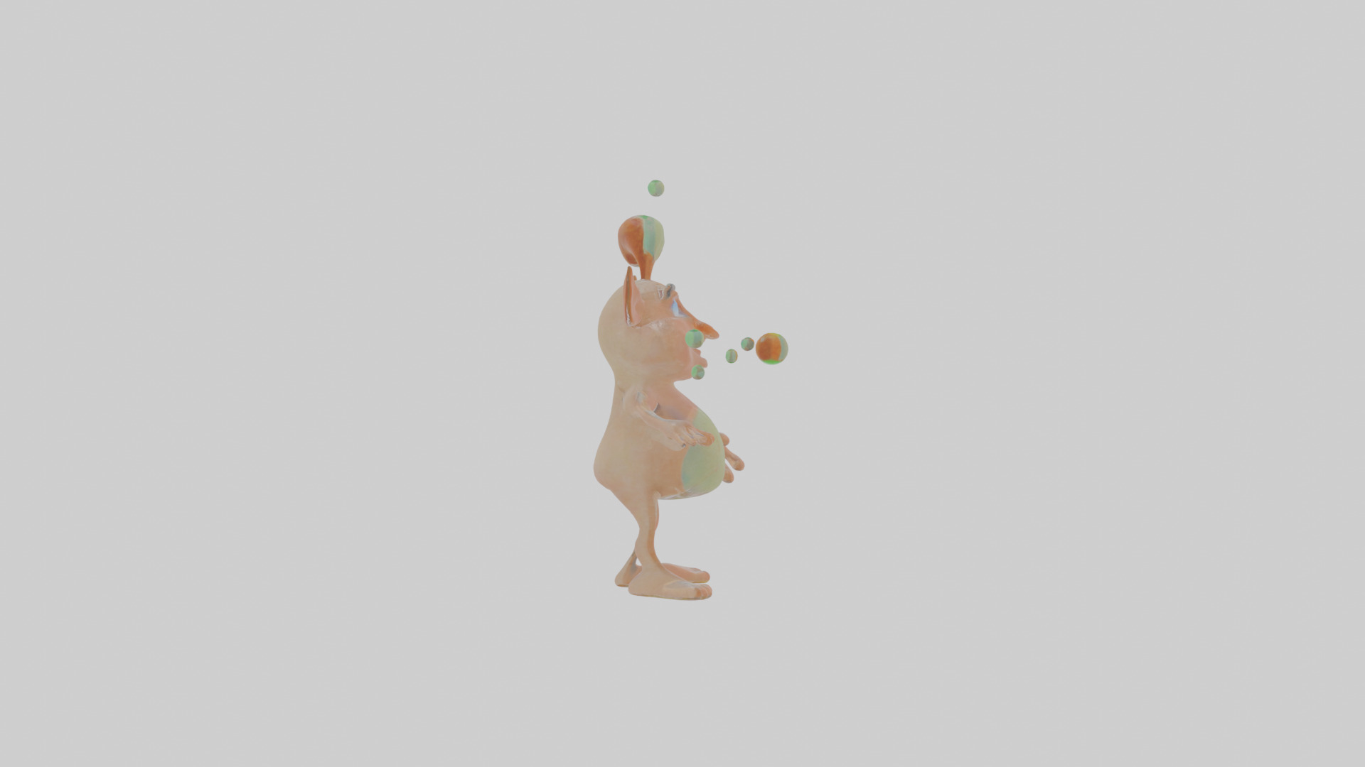 Cartoon Jasper the Juggling Jinn Model Low-poly 3D model_19