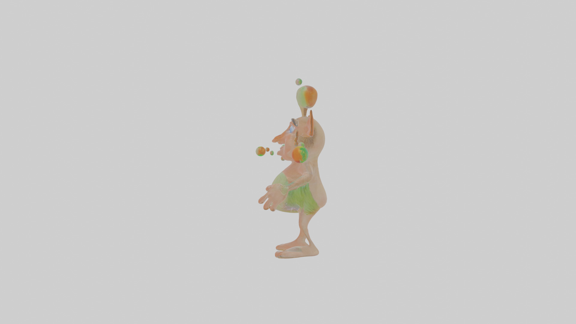Cartoon Jasper the Juggling Jinn Model Low-poly 3D model_18