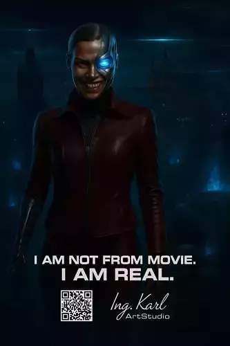 Multipart TX 01 Czech Cyber Queen 3D print by Ing Karl ArtStudio