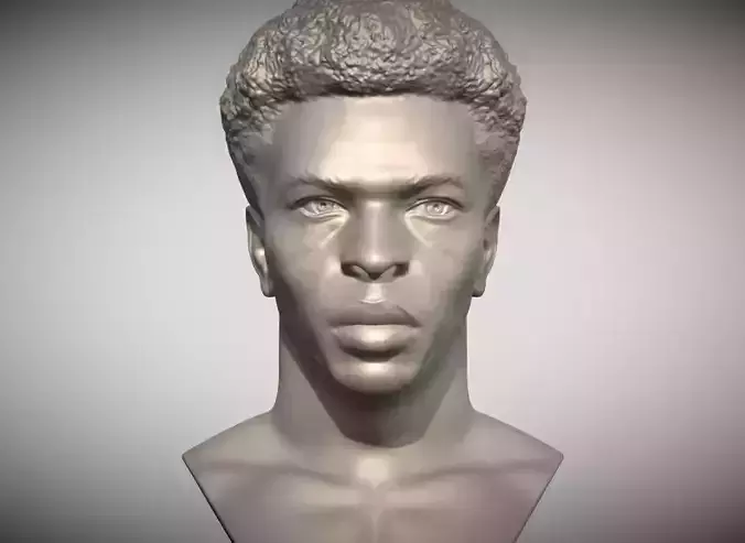 Lil Baby bust 3D print model