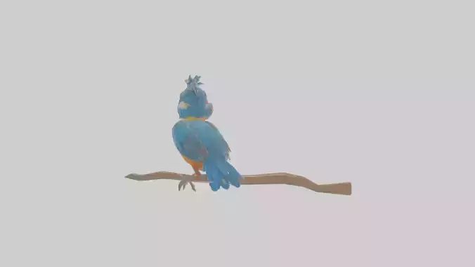 Cartoon Kingfisher