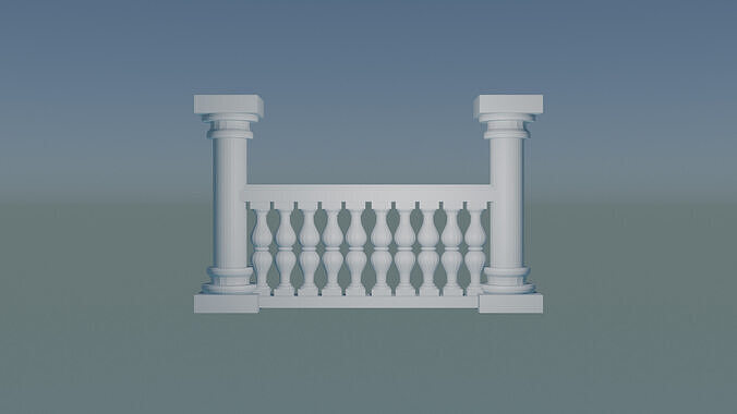 Concrete Baluster 3D print model