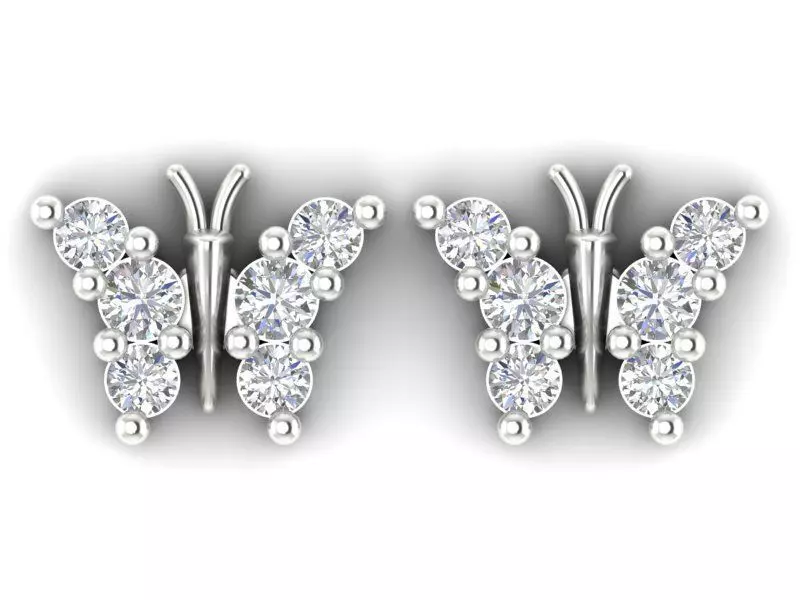 Brinco Borboleta Free 3D model_0