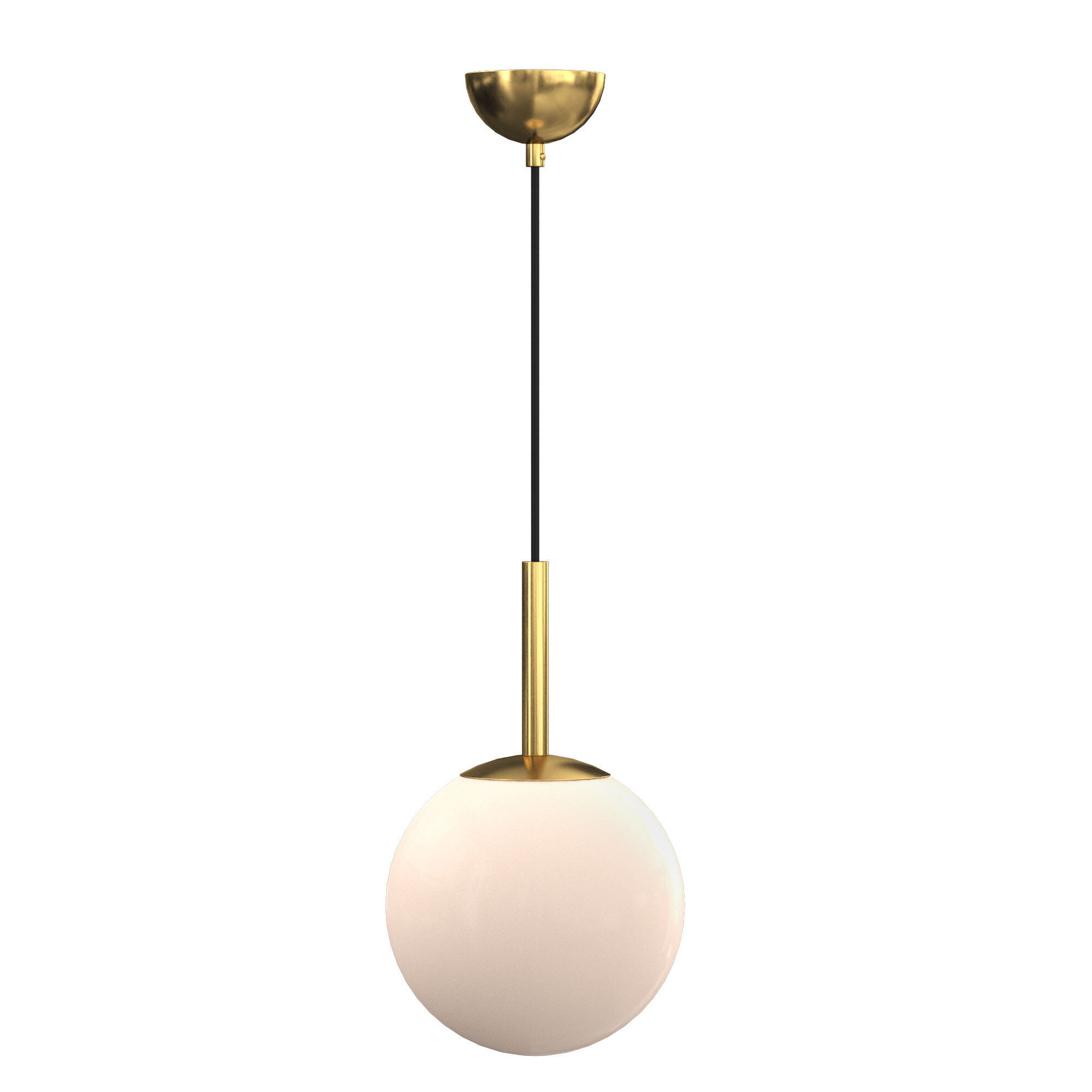 Telbix Bally Small Opal Pendant Light 3D model_1