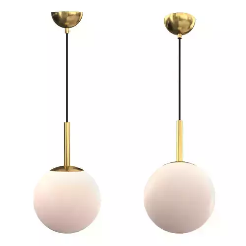 Telbix Bally Small Opal Pendant Light 3D model