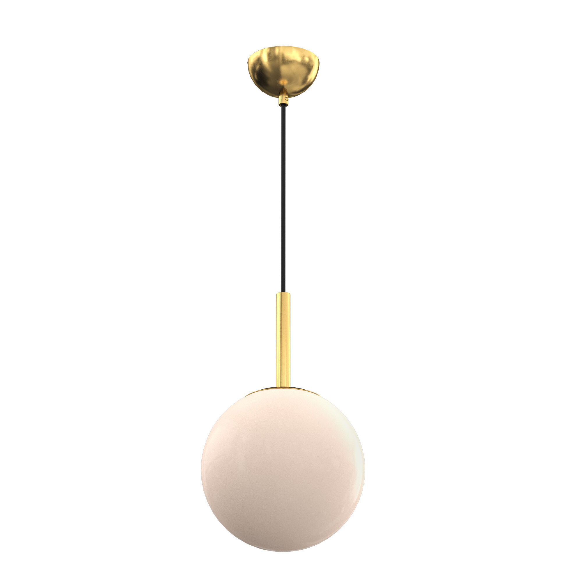 Telbix Bally Small Opal Pendant Light 3D model_3