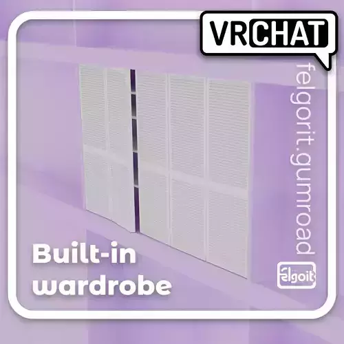 Built-in Wardrobe 3D Model