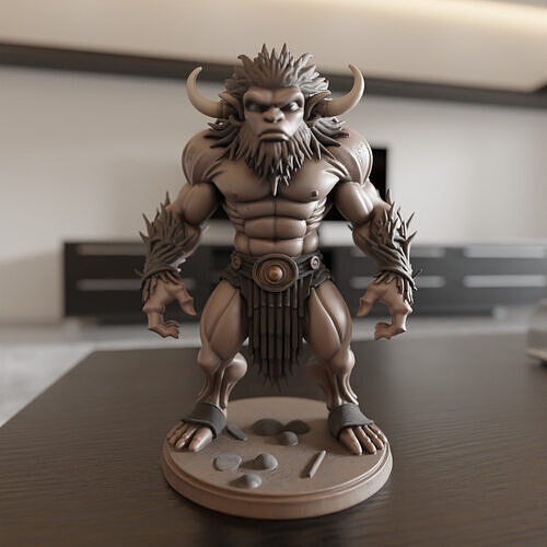 minotaur 3D print model