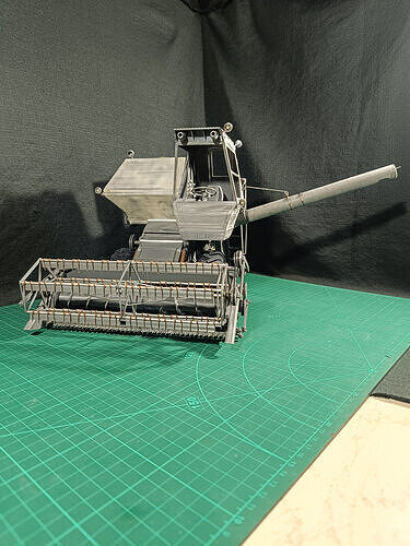 RC Soviet self-propelled combine harvester Niva SK-5 3D print model