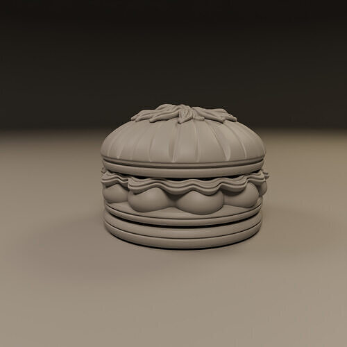 Napoleon Pie 3D print model 5