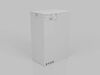 White Cardboard Box E-Commerce Quad - Rigged and Customizable 3D Model Collection_3