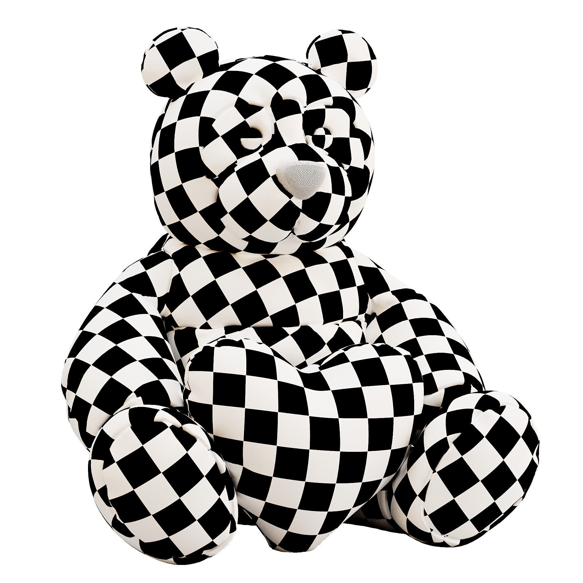 panda toy 3D model_2