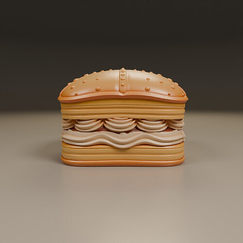 Napoleon Pie 3D print model 2
