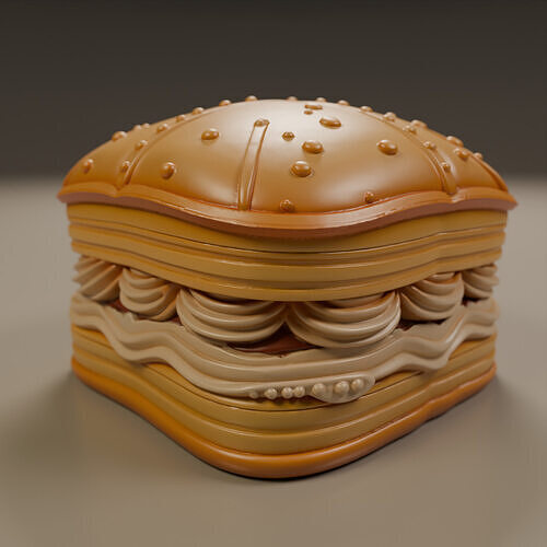 Napoleon Pie 3D print model 7