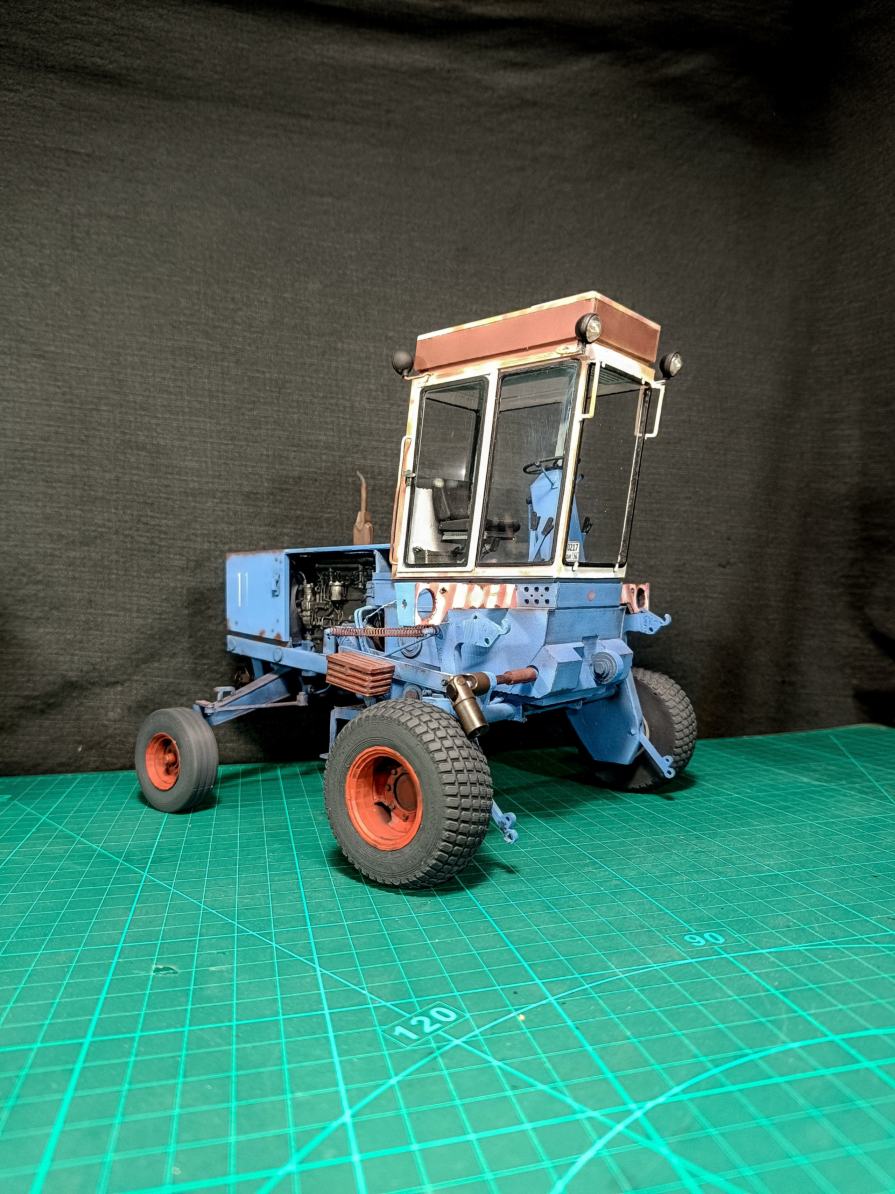 RC Fortschritt e 301 self-propelled mower 3D print model_10