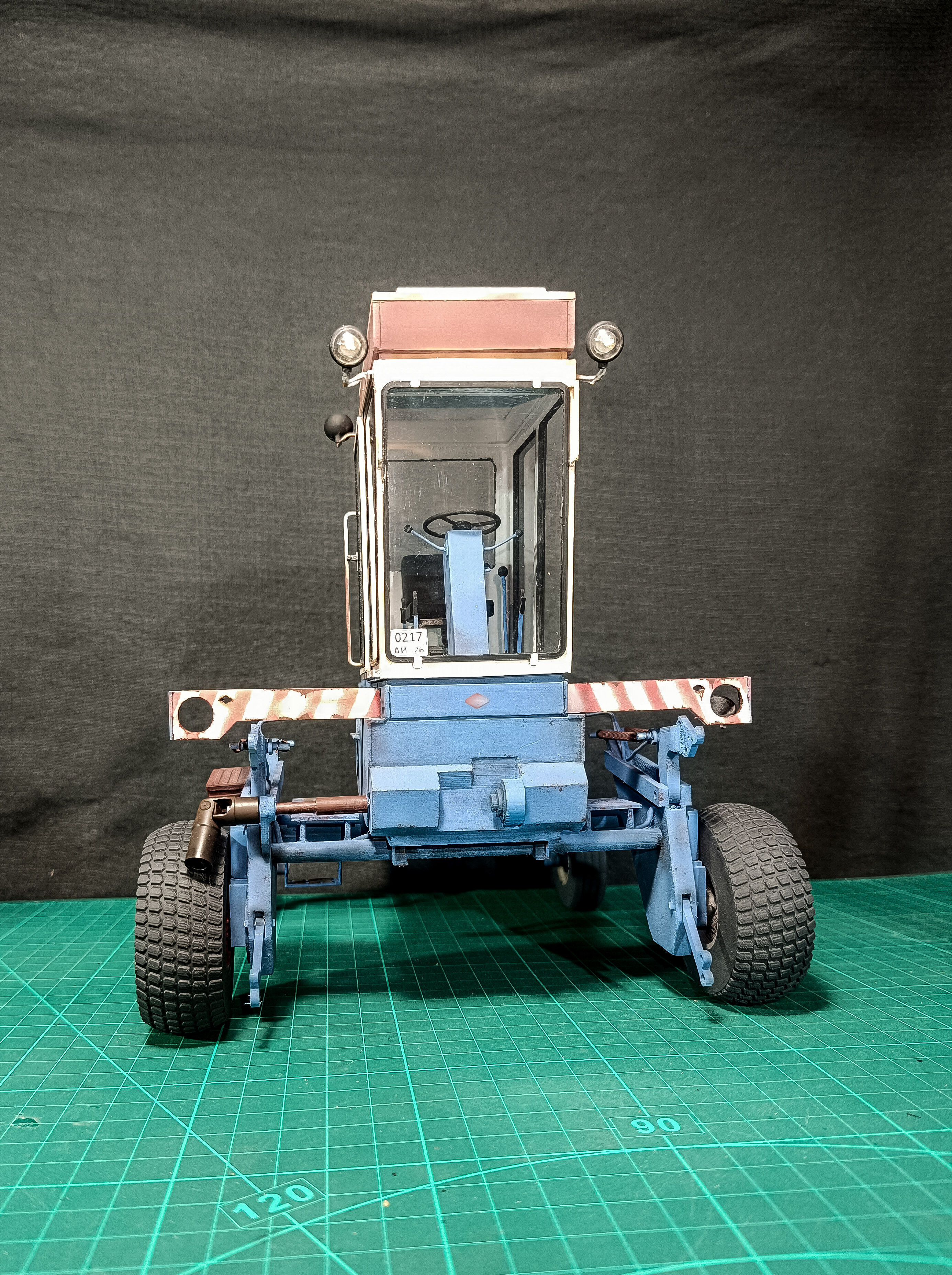 RC Fortschritt e 301 self-propelled mower 3D print model_11