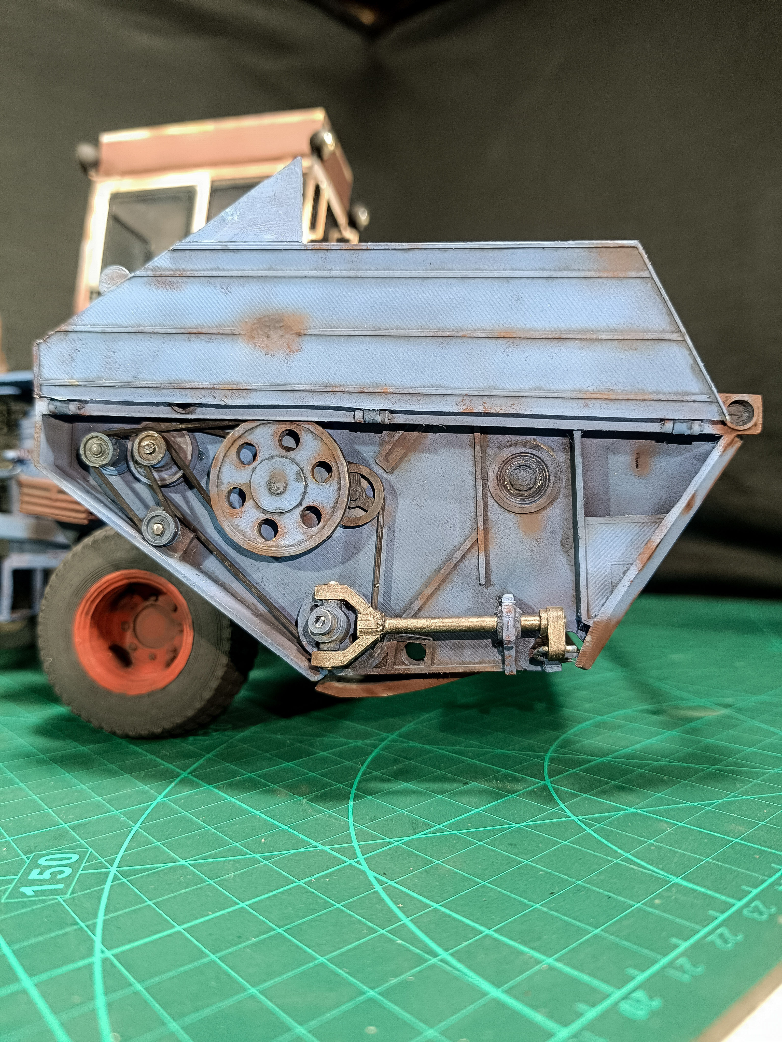 RC Fortschritt e 301 self-propelled mower 3D print model_7