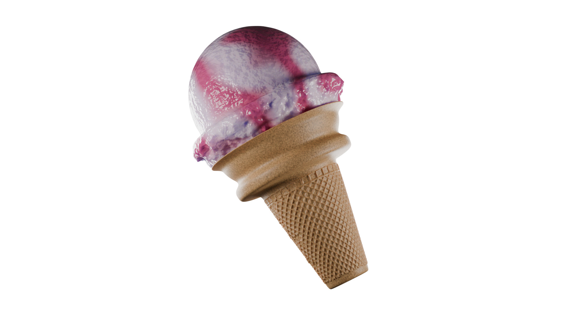 ice cream cone  3D model_5