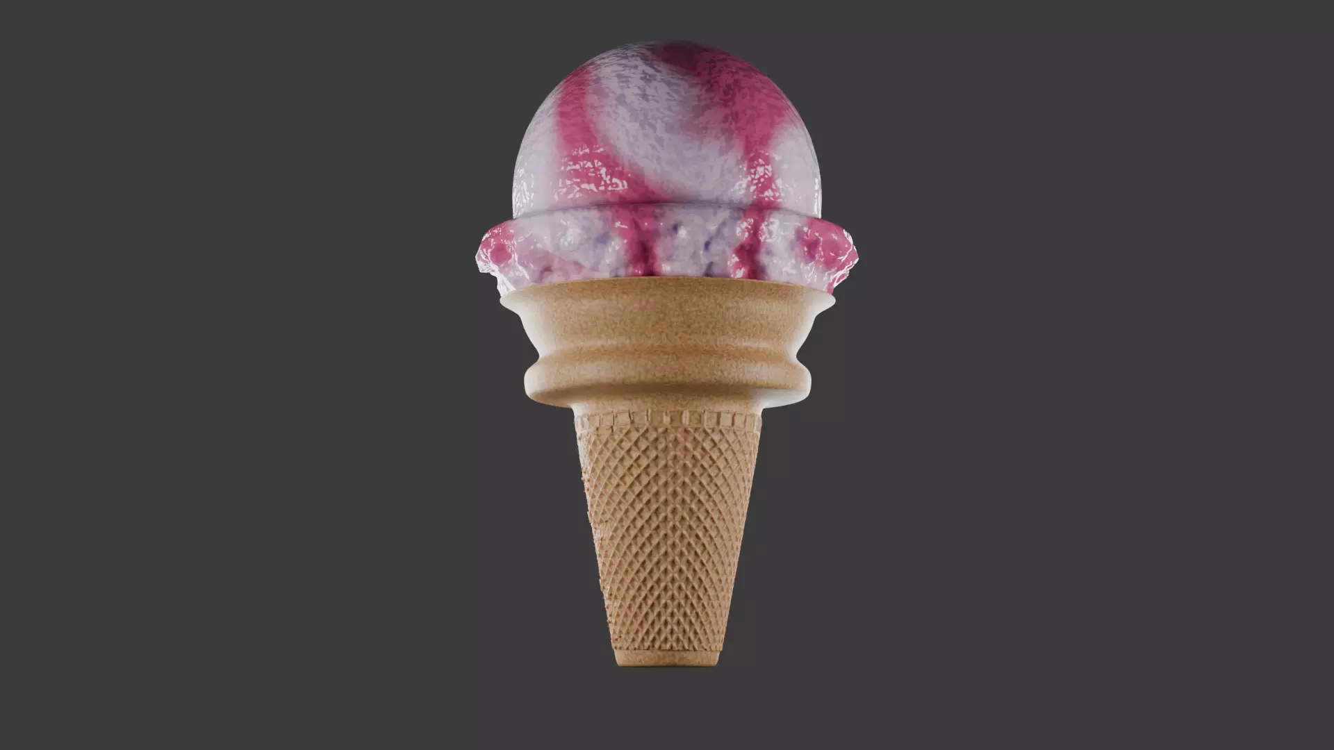 ice cream cone  3D model_0
