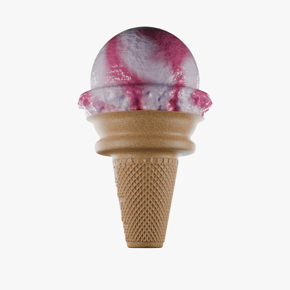 ice cream cone  3D model_1