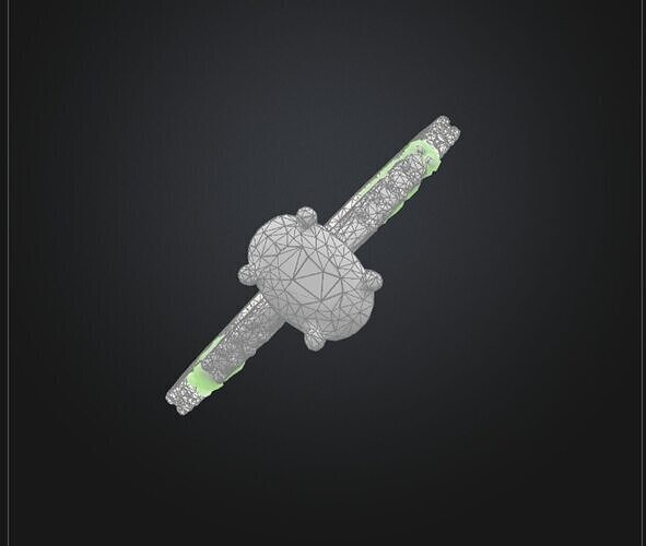 Elegant 3D Ring Model 3D print model