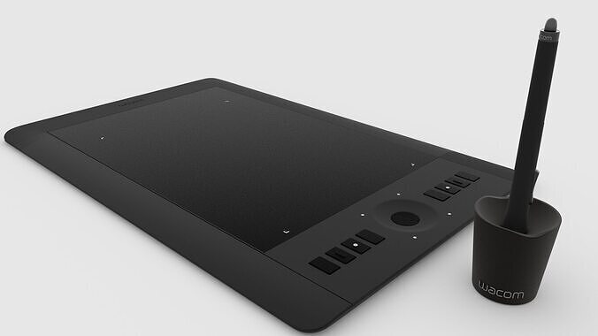 wacom tablet intuos 5 3D model