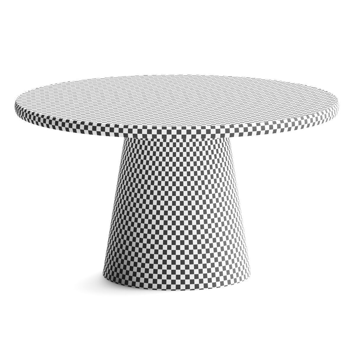 eforma Teo Dining Table 3D model_2