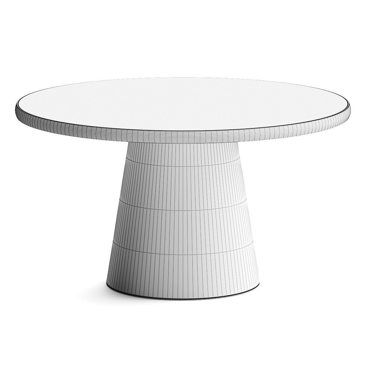 eforma Teo Dining Table 3D model_3