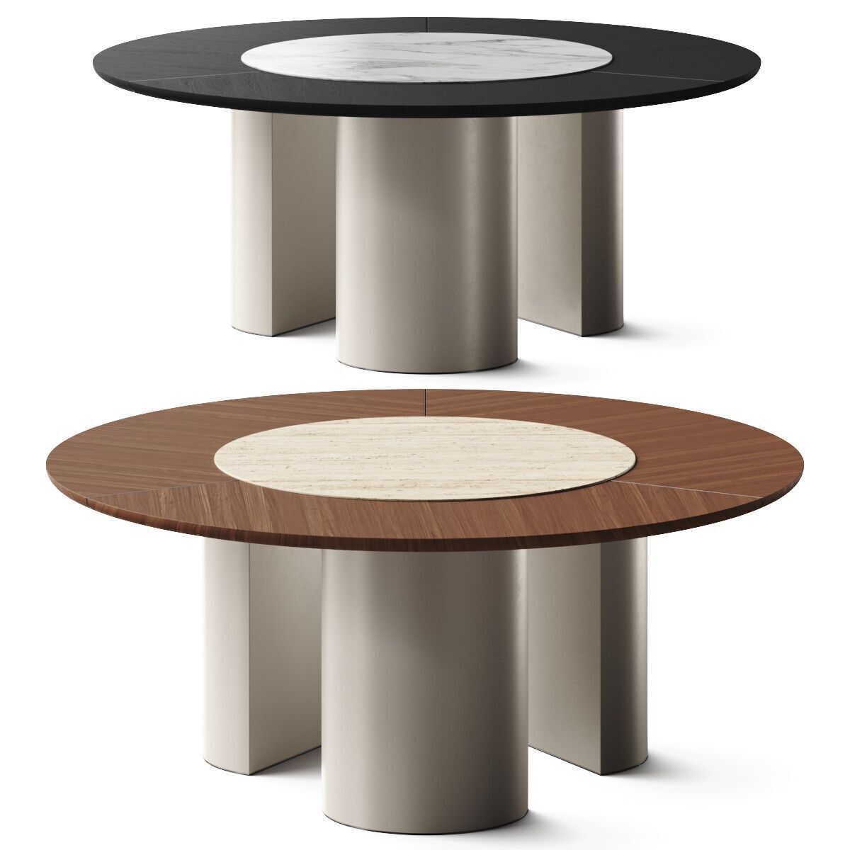 eforma Plai Dining Table 3D model_2