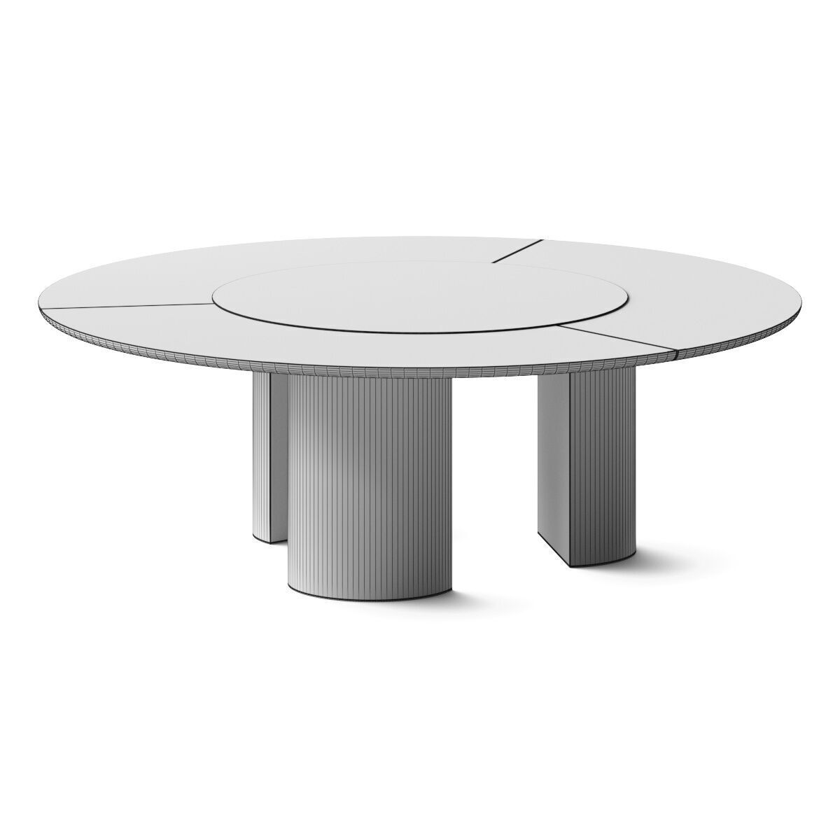 eforma Plai Dining Table 3D model_4