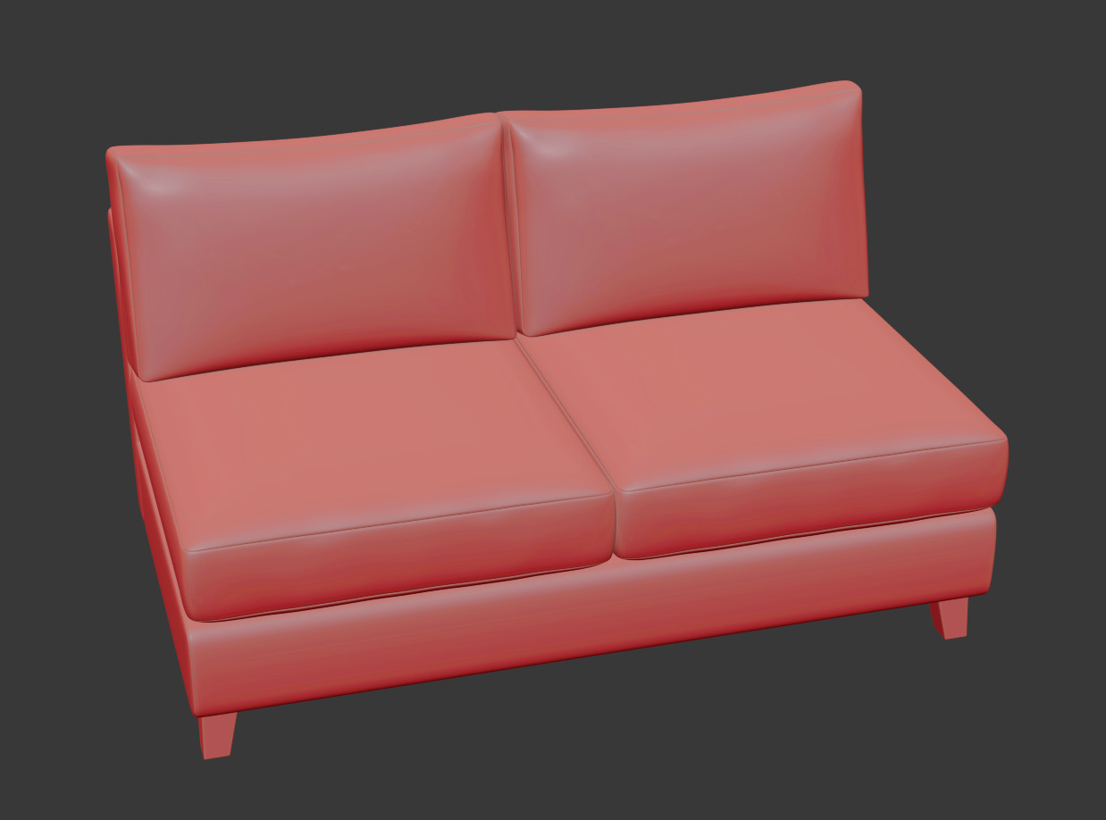 Lori Modular Sectional Pack 3D model_3