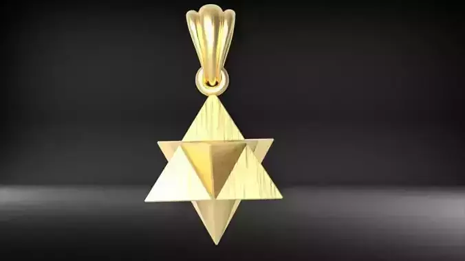 Merkabah star of david pendant