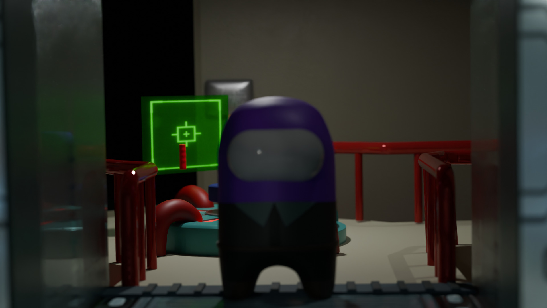 ULTIMATE Among Us Blender Asset Pack 3D model_7