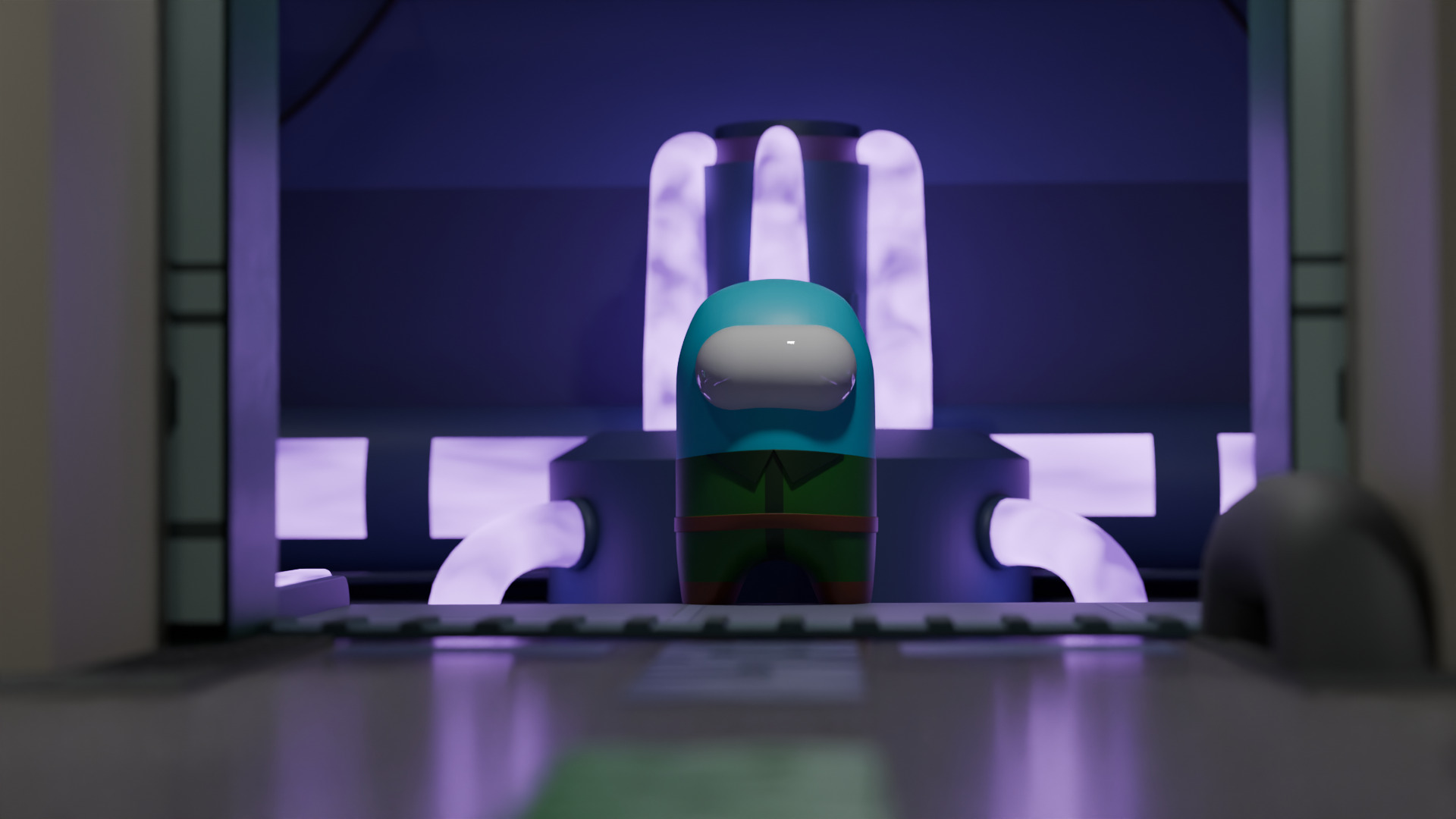 ULTIMATE Among Us Blender Asset Pack 3D model_27