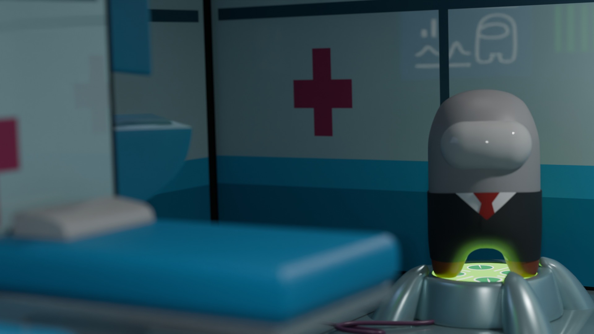 ULTIMATE Among Us Blender Asset Pack 3D model_3