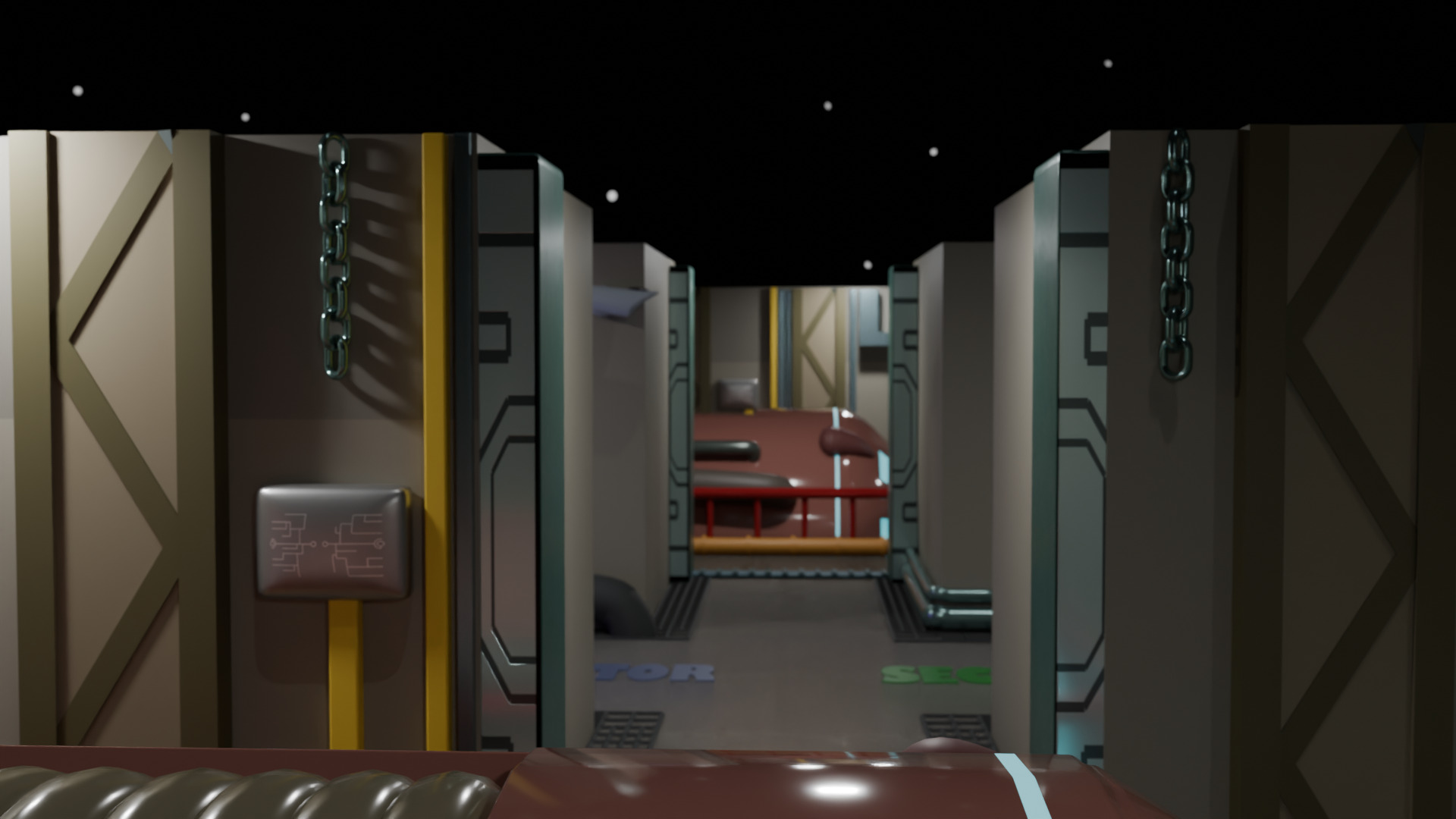 ULTIMATE Among Us Blender Asset Pack 3D model_10