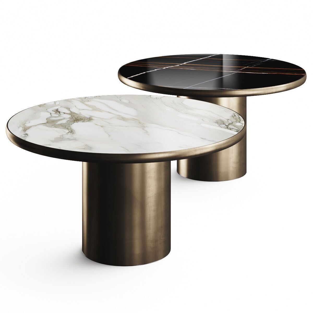 eforma Cilindro Round Dining Table 3D model_2