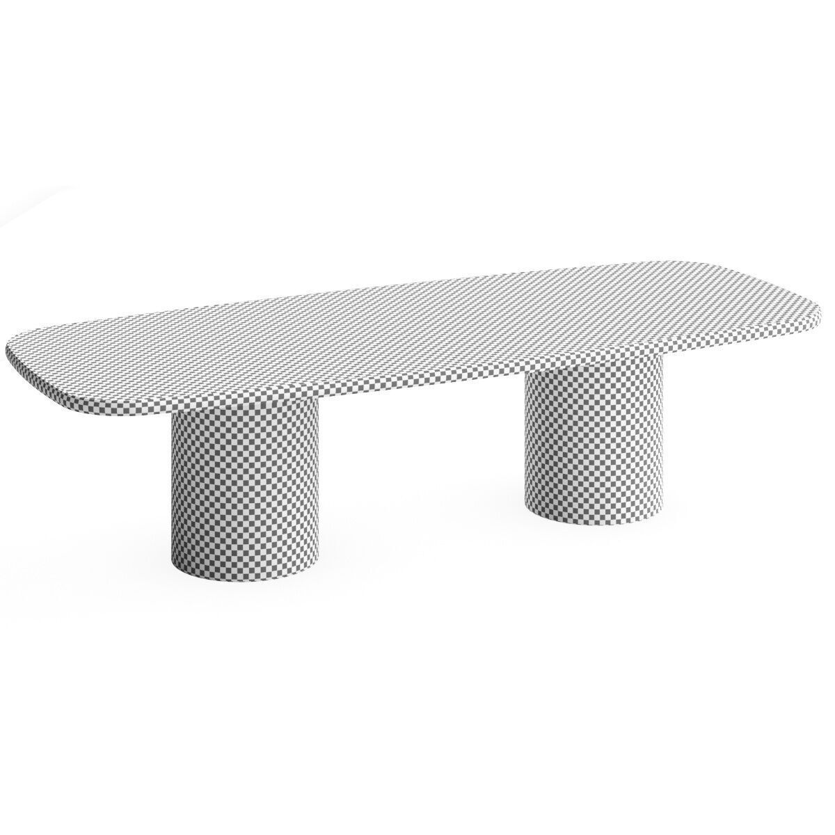 eforma Cilindro Dining Table 3D model_3