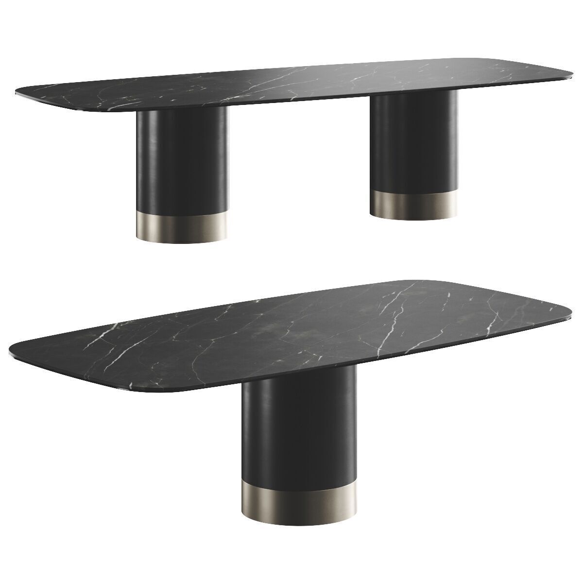 eforma Cilindro Dining Table 3D model_2