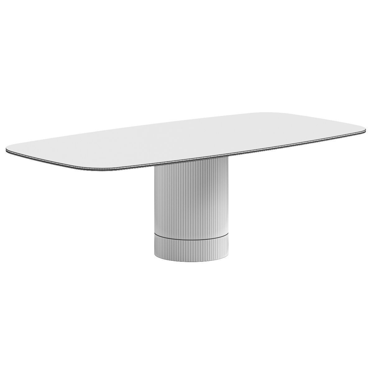 eforma Cilindro Dining Table 3D model_4