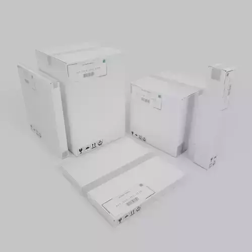 White Cardboard Box Designer Toolkit - Rigged and Customizable 3D Model Collection