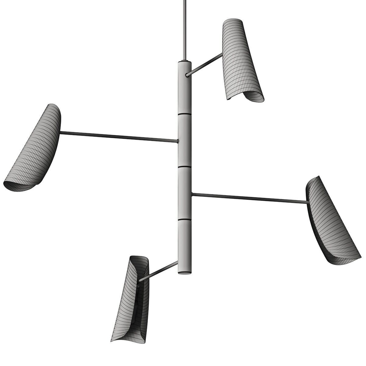 Lulu and Georgia Shin Chandelier Pendant Lamp 3D model_3