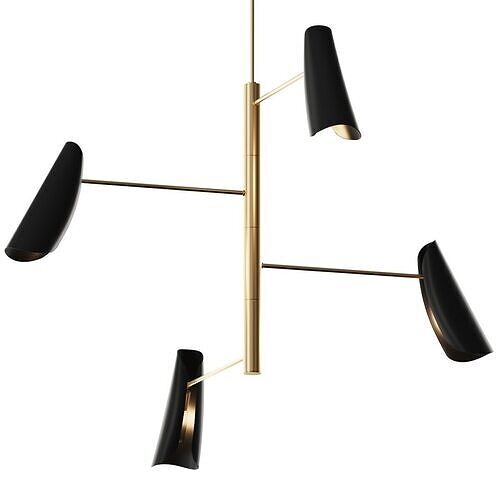 Lulu and Georgia Shin Chandelier Pendant Lamp 3D model