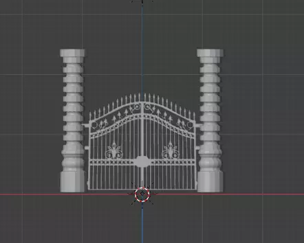 Entrance Gate 3D print model