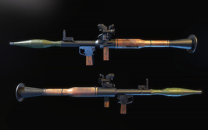 RPG 7 3D model