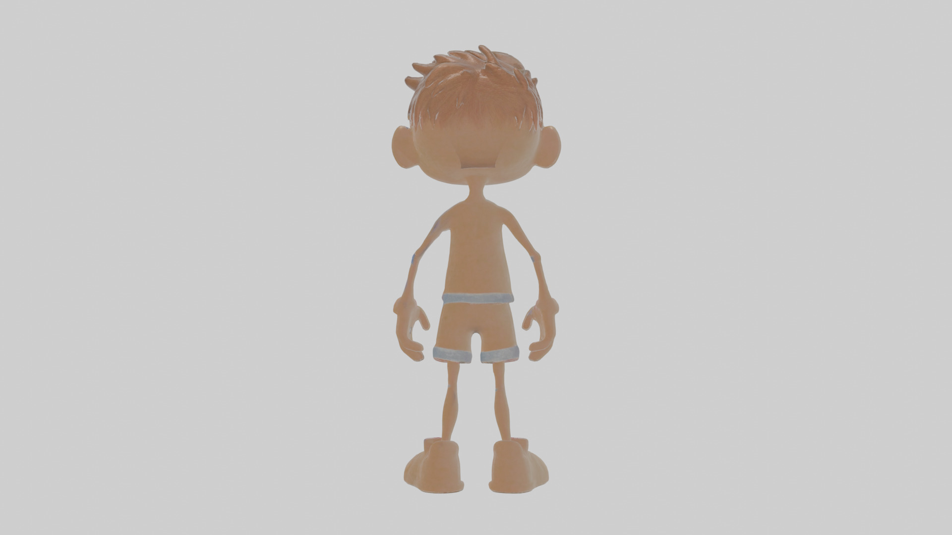 Cartoon Manakin Low-poly 3D model_1