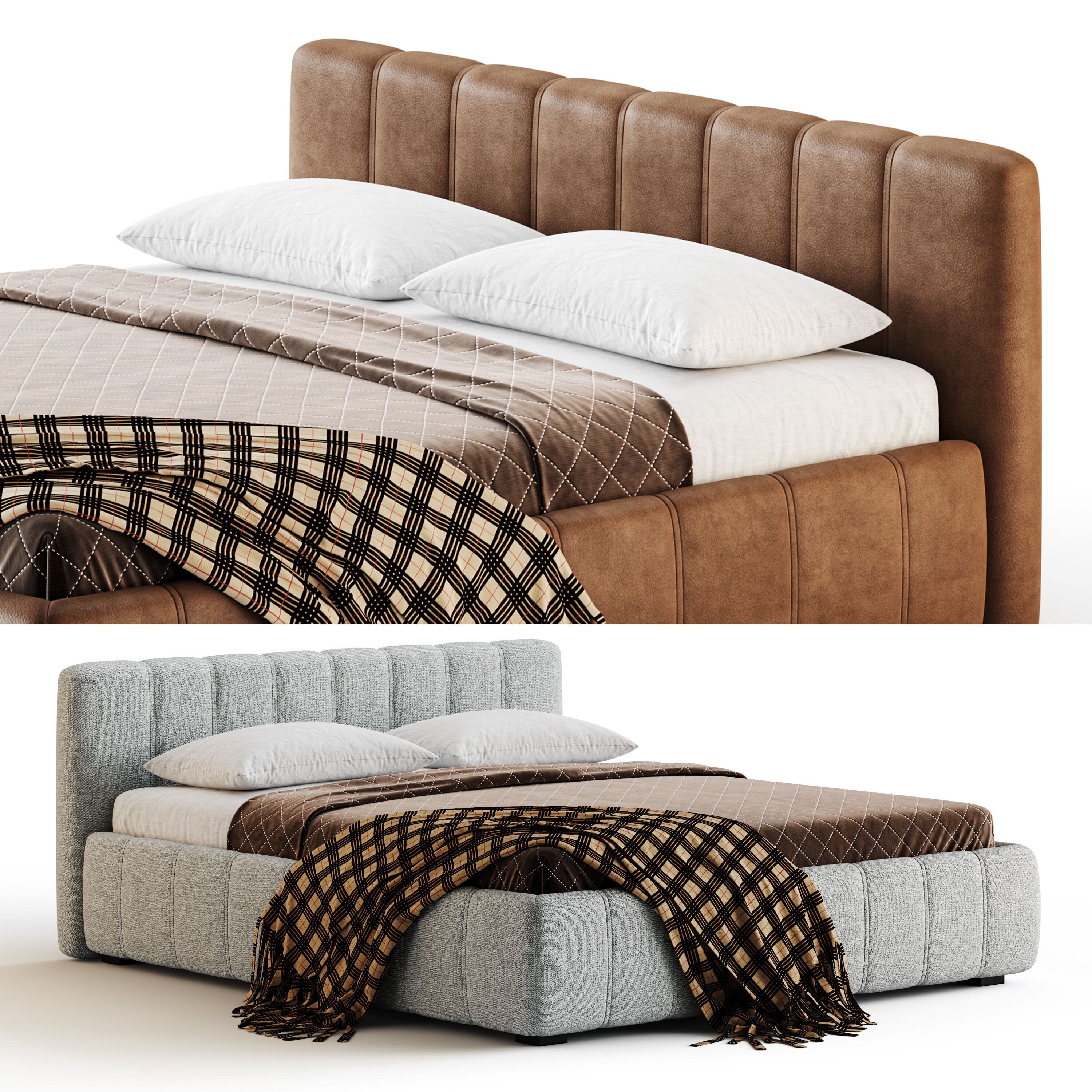 Bed TACOMA 3D model_1