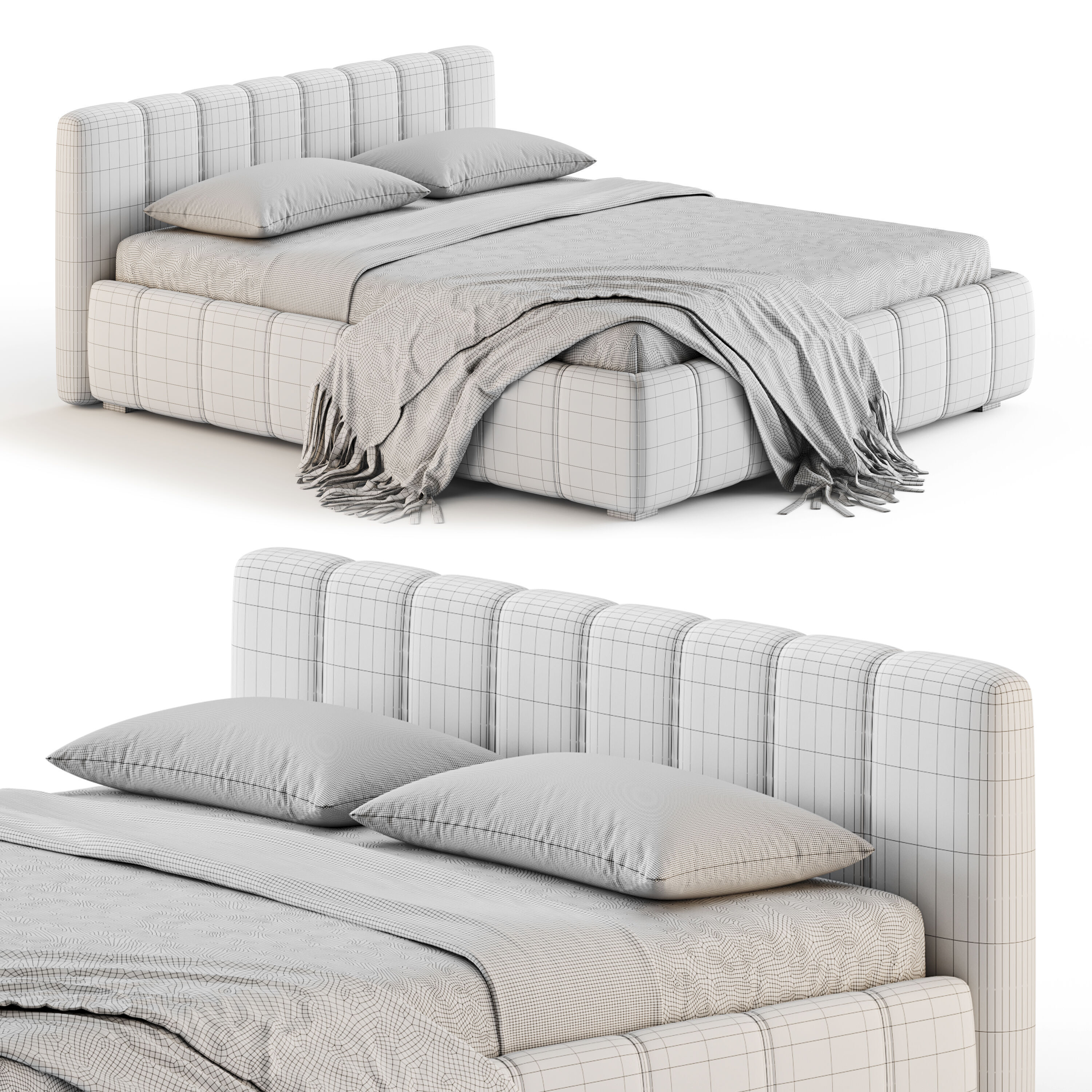 Bed TACOMA 3D model_13